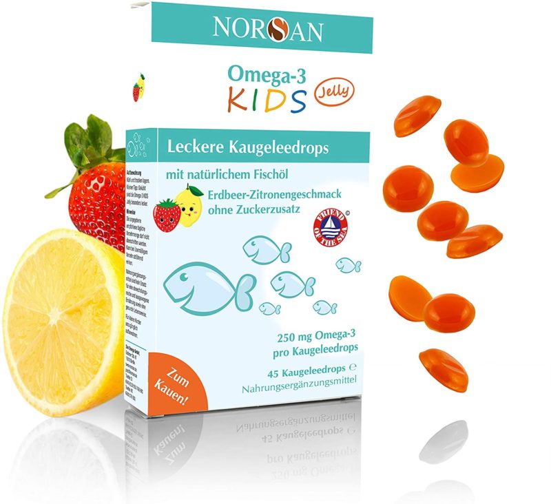 NORSAN Omega-3 KIDS Jelly zum Kauen fruchtige Kaugeleedrops