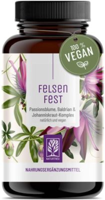 FELSENFEST-Johanniskraut-Baldrian-Passionsblume-Beruhigungstabletten